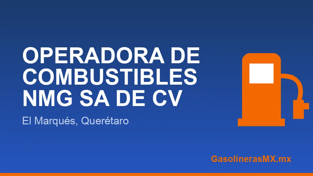 OPERADORA DE COMBUSTIBLES NMG SA DE CV OPERADORA DE COMBUSTIBLES NMG SA DE CV