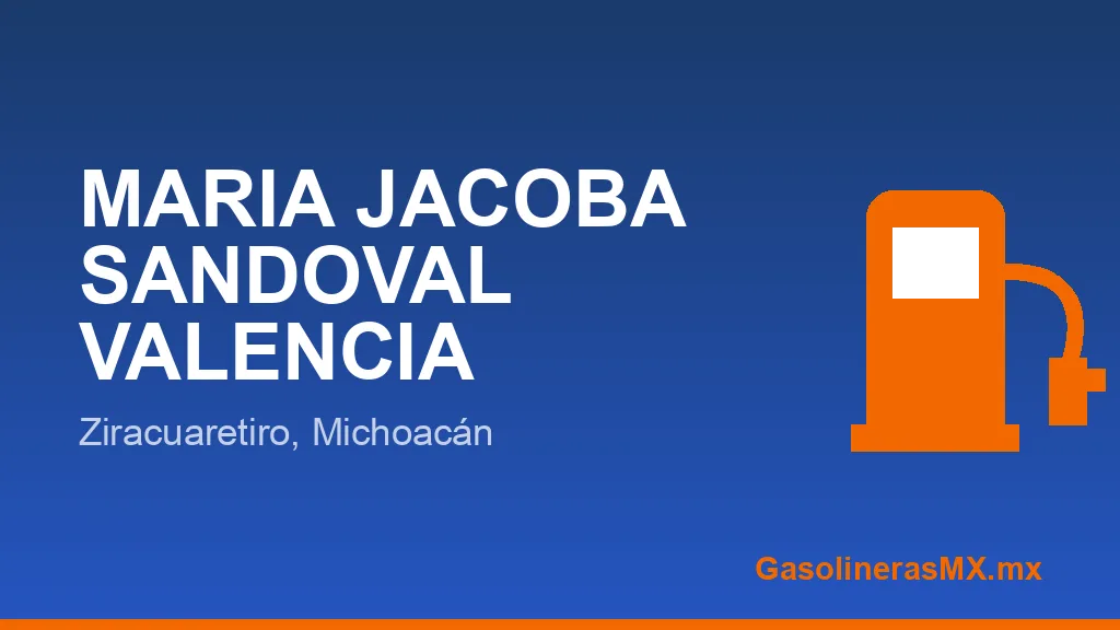 MARIA JACOBA SANDOVAL VALENCIA MARIA JACOBA SANDOVAL VALENCIA