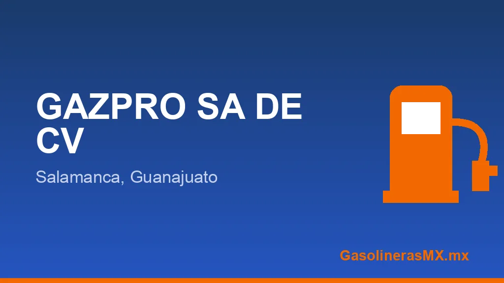 GAZPRO SA DE CV GAZPRO SA DE CV